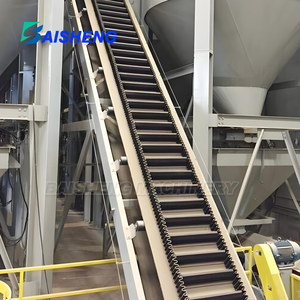 Çimento ve Çelik Tesislerinde Toplu Malzemelerin Dikey Taşınması için Yüksek Açılı Konveyör Yüksek Kapasiteli Eğimli Konveyör - Product Image 4