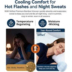 Ensemble de pyjama pour femmes personnalisé, haut à manches courtes avec short, col rond, vêtements de nuit d'été, frais et confortable, tailles S-XXL - Product Image 4