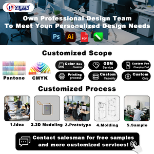 Batterie externe OEM personnalisable 2000mAh-4000mAh, chargeur mobile, porte-clés, petite batterie de secours pour téléphone - Product Image 6