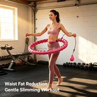 Cerceau de fitness intelligent lesté Easy Clean Surface pour la perte de poids et l'entraînement de la taille, adapté aux adultes, hommes, femmes, étudiants et enfants, entretien simple