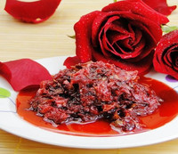 Esens Rasa Mawar Larut Air, Aroma Mawar Alami yang Elegan, Kualitas Makanan, OEM ODM untuk Minuman Beraroma, Makanan Beku, Selai
