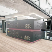 Convertisseur de média fibre optique 12G-SDI avec 8 ports 4K pour vidéo/Ethernet LC FTTH 10KM