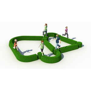 Équipement <span class=keywords><strong>de</strong></span> terrain <span class=keywords><strong>de</strong></span> jeu d'escalade en plein <span class=keywords><strong>air</strong></span> pour bébé doux équipement <span class=keywords><strong>de</strong></span> parc d'attractions pour enfants Grass Hill LLDPE Material Age 3 + EN71 Certified Ningle - Product Image 3