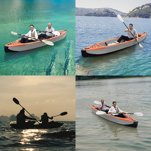 Asiento Inflable de PVC de Alta Calidad para Kayak y Tabla de SUP, Modelo JFS JDSB01, Capacidad para 1 Persona, Deportes Acuáticos al Aire Libre, Navegación - Product Image 4
