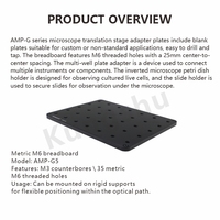 Accessories for Inverted Microscopes: Petri Dish Holders, Slide Holders, Multi-well Plates, Blank Adapter Plates