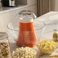 PC-1017 Pembuat Popcorn Udara Panas Tanpa Minyak dengan Wadah PC Transparan Diameter 30cm Tinggi 27.5cm