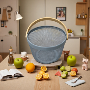 Giỏ đựng bằng lưới nhựa thân thiện với môi trường để đựng trái cây và rau quả, giúp sắp xếp nhà bếp hiệu quả - Product Image 4