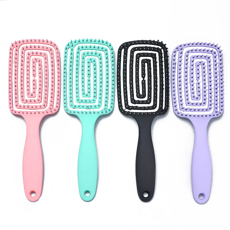ONLY 1 PC Wholesale Hair Combs General Styling Grooming Anti Static Heat Resistant Hairdressing Scalp Massage Comb Hair Brush
