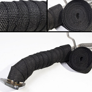 AUTOFAB-negro Turbo colector de calor de escape térmico de la cinta + inoxidable lazos <span class=keywords><strong>2</strong></span> "X 25" EP-WR21BK - Product Image 4