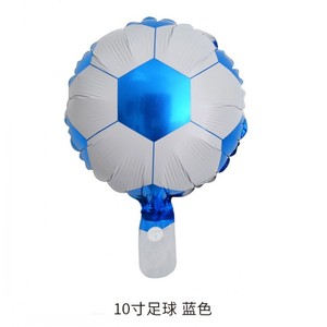 Vente entière 10 pouces <span class=keywords><strong>noir</strong></span> rouge <span class=keywords><strong>bleu</strong></span> ballon de football mini ballon de football pour la décoration de fête de réunion sportive - Product Image 3