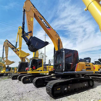Bucket Penggali Pabrik Asli Cat Asli Gearbox Pompa Jam Kerja Rendah Crawler 24Ton Excavator Bekas SANY Sy245H