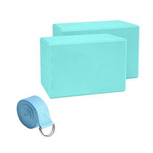 Qituo Yoga <b>Block</b> 180g Foam Fitness <b>Block</b> For Dance Foot Arch Training With Stretching Strap For Shoulder Opening And Back - Product Image 1