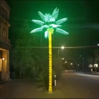 Realistische LED-Palmen leuchte für Villa Resort Street Plaza Garden Dekorative Licht anzeige im Freien für Weihnachts ferien