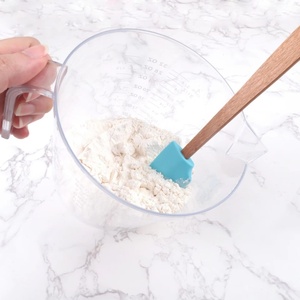 Wholesale Mini Baking Tools 5 Pieces Silicone Scraper Spatula Spoon Brush Colorful <b>Kitchen</b> Tools for Children Baking - Product Image 5