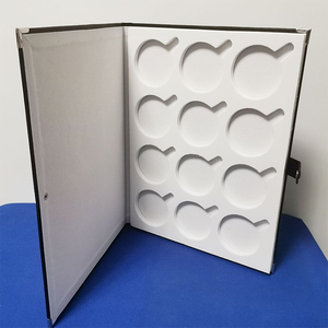 Cajas de Exhibición de Piel Sintética al por Mayor con 12/24 Ranuras <span class=keywords><strong>para</strong></span> <span class=keywords><strong>Lentes</strong></span> de Gafas, Nuevas Cajas de Almacenamiento de <span class=keywords><strong>Lentes</strong></span> de Sol con Forro de EVA - Product Image 1