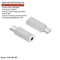 Adaptador de Auriculares Inteligente con Transferencia de Funciones Completas, Conector Hembra de 3.5mm a Macho Tipo-C, Sonido HD para Teléfono Móvil