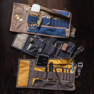 Sac de rangement en toile Portable pour outils de maquillage et de chasse en plein air compagnon de voyage multifonctionnel pliant EDC Toolkit - Product Image 2