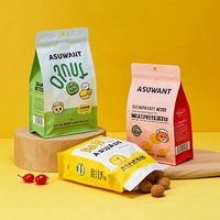 Benutzer definierte UV-gedruckte wieder versch ließbare Mini Small 1g Reiß verschluss Lay Flat Pouch 3 Seiten dichtung Ziplock Mylar Taschen für Gummibärchen
