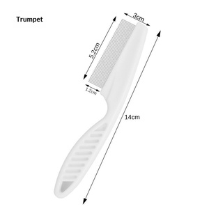 Peigne à dents fines en plastique pour chats et chiens, anti-<span class=keywords><strong>puces</strong></span> et tiques, outil de toilettage pour enlever <span class=keywords><strong>les</strong></span> poils d'animaux - Product Image 4