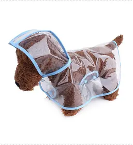 Dog Raincoat Pet Clothes Transparent poncho Lightweight Waterproof Coat for Small large Dog pet Supplies for dropshipping