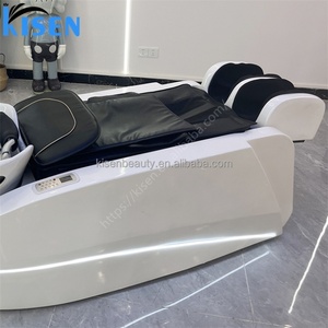 Table de lavage de luxe Kisen pour salon de coiffure, lit de spa pour lavage de cheveux, fauteuil électrique automatique avec évier en céramique/plastique pour corps de grande taille - Product Image 6