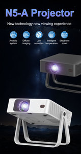 Portable Wi-Fi Enabled 1080p <strong>Projector</strong> <strong>with</strong> Bluetooth for Digital Beam Projection - Product Image 5