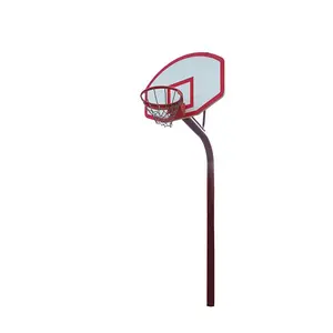 थोक कारखाने बास्केटबॉल हूप्स बॉल, बिक्री के लिए भूमिगत टिकाऊ स्मैक बैकबोर्ड बास्केटबॉल सिस्टम के साथ खड़ा है