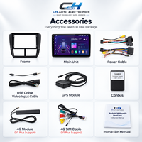 Pour Subaru Forester 3 SH Impreza GH GE 2007-2013 Autoradio Carplay Android Auto Lecteur DVD Écran d'unité principale compatible