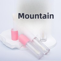 Vente en gros de tubes à gloss à lèvres de grande taille, 5 ml, emballage cosmétique personnalisé avec logo, flacon rond blanc, noir, rose, tubes à gloss à lèvres