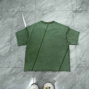 เสื้อยืดผ้าฝ้ายเฮฟวี่เวทลายกราฟิกแนววินเทจสำหรับผู้ชายเสื้อครอปแบบบ็อกซี่สั่งทำได้สำหรับ2025 - Product Image 1