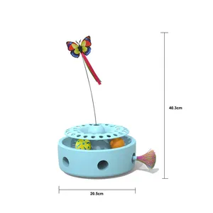 Cat Interactive Toys Butterfly Electronic Teasing Ball Automatic High Quality Manufacturers Pet Toys For Indoor Cats