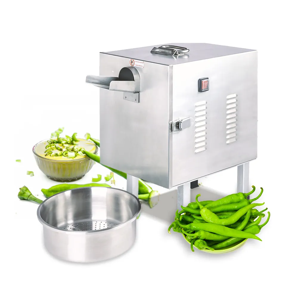 Factory Price Multi-function Electric Cutting Machine Green Onions Slicer Cutter Stainless Steel Vegetable Chopping Machine