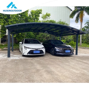 Abri de voiture portable imperméable, <span class=keywords><strong>auvent</strong></span> à deux voitures, abri en polycarbonate pour deux véhicules - Product Image 5