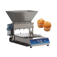 Machine de dépose de pâte à gâteau, machine à garnir les cupcakes, machine à injecter la crème pâtissière pour gâteaux éponge à base de lait