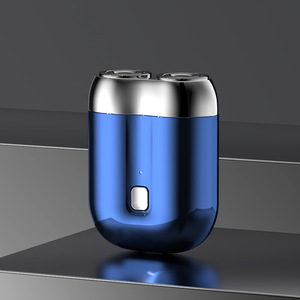 Mini Electric <strong>Shaver</strong> For Men Pocket Dual Head <strong>Shaver</strong> <strong>Rechargeable</strong> Compact <strong>Travel</strong> Blue Electric Razor - Product Image 4