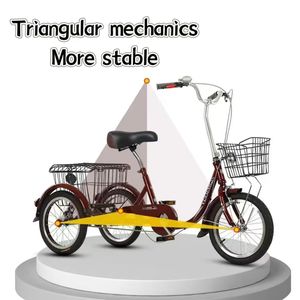 Venta caliente de buena calidad marco de acero <span class=keywords><strong>3</strong></span> ruedas bicicleta para adultos China triciclo - Product Image 1