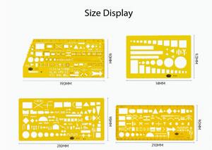 DF 8353 NATO <b>Map</b> Reading Symbols Graph Template Stencil for <b>Map</b> Symbols Template Making - Product Image 5