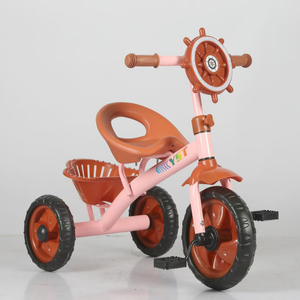 Nuovo Triciclo in Plastica a 3 Ruote per <span class=keywords><strong>Bambini</strong></span> da <span class=keywords><strong>2</strong></span> a 4 <span class=keywords><strong>Anni</strong></span>, Bicicletta con Ruote in PU per Ragazzi e Ragazze - Product Image 3