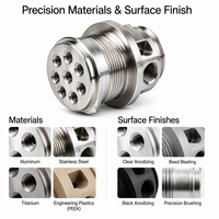 Oerlik Close Tolerance CNC Machining Precision Components Custom Manufacturing CNC Milling Turning Engineering OEM