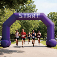 Arche gonflable professionnelle pour course de marathon, avec logo personnalisé, pour publicité, départ/arrivée, pour événements sportifs