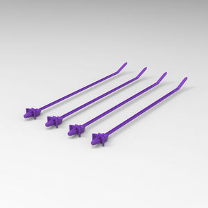 Aircraft Head 3.6x160 Aircraft Pin Tipo Cable Tie Auto-bloqueio Non-return Aircraft Head Strap - Product Image 4