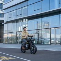 Vélo électrique tout-terrain KOOLUX avec batterie au lithium et pneus larges – Vélo électrique de montagne