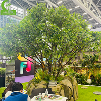 Arbre ficus artificiel réaliste moderne de l'usine HAIHONG, en plastique, banian, écologique, décoration intérieure pour centre commercial, hôtel