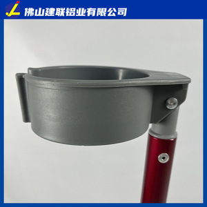 Height Adjustable Elbow Crutch Red Aluminum Alloy Lightweight Anti Slip For Elderly And Disabled Support Walking Aid - Product Image 4