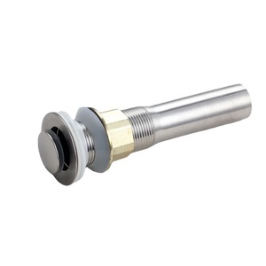Desagüe de fregadero emergente de acero inoxidable de 2.8 pulgadas con rosca anticorrosión para lavabo de baño - Product Image 4