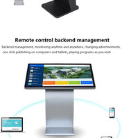 Kiosque interactif à écran tactile Full HD personnalisé de 10,1 à 65 pouces avec logiciel CMS basé sur le cloud Android/Windows