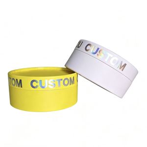 Custom Cosmetic Packaging Cylinder Box Laser Hot Stamping Logo Recyclable Paper Tube - Product Image 3