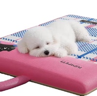 Tapis de couchage réversible pour chien avec coussin rafraîchissant, tapis de couchage pliable toutes saisons pour animaux de compagnie, tapis rafraîchissant d'été pour chats et chiens