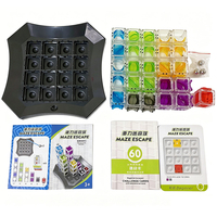 Kit Scientifique Éducatif STEM pour Enfants : Jeu de Construction Labyrinthe à Billes pour l'Éveil à la Pensée Logique
