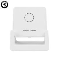 Support de chargeur sans fil 2-en-1 portable 15W à charge rapide pour téléphone de bureau
